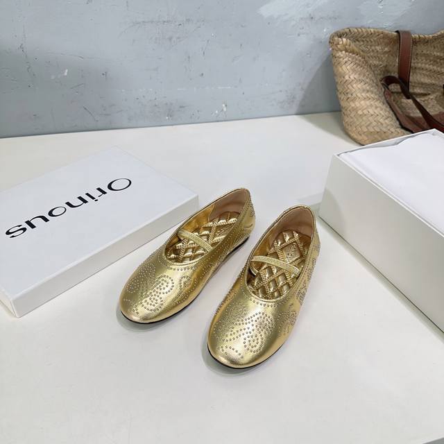 High Quality Factory! Top Quality Orinous Round Toe Flat Mary Jane Ballet Shoes!