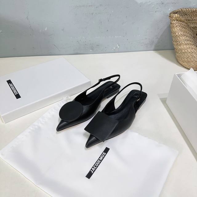 High Quality Factory Cloth! Leather Pony Hair! Niche Fashion Brand Jacquemus25 S
