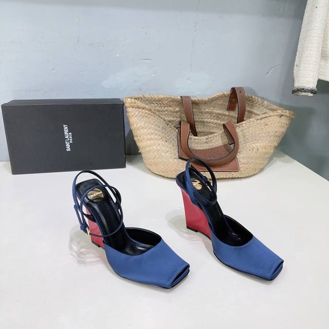High Quality Factory! Niche Fashion Brand Saint Laurent Ysl Saint Laurent Wedge