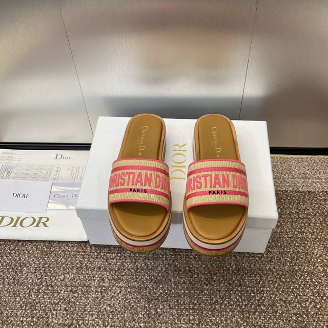 Factory P Price P Dior Dior Spring And Summer New Ivieta Dway Jelly Color Flat F