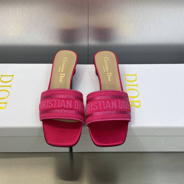 Factory P Price P Flat Thick Heel Dior Dway Spring And Summer New Flip Flops Col