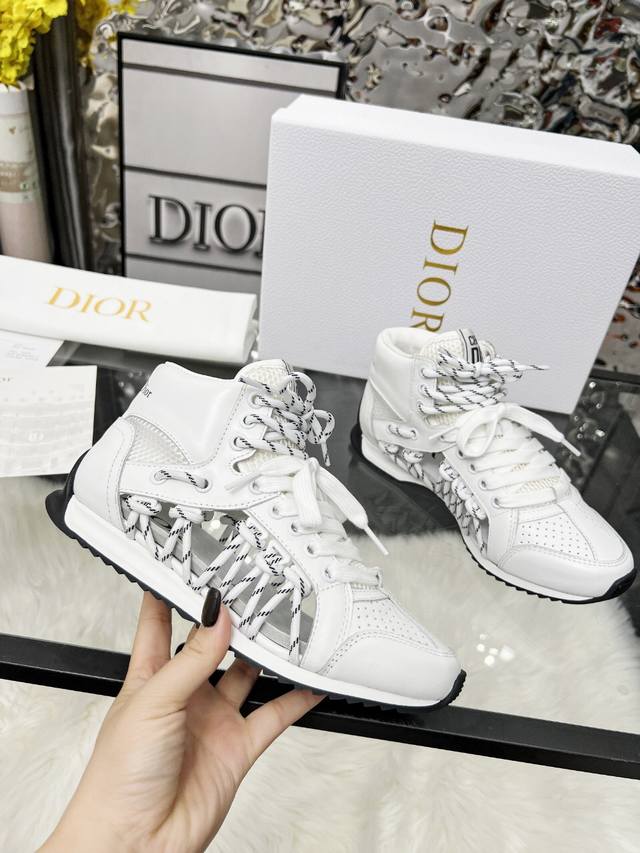 This Dior First High-Top Sneaker Is A New Product From The 2025 Spring/Summer Re