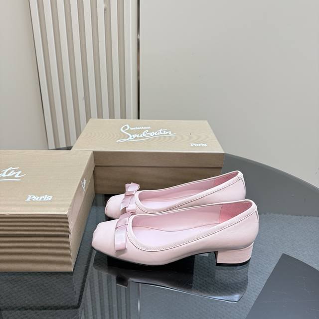 Christianlouboutin Ballet Shoes Full Series Nappa Lambskin Material Retro And Fa