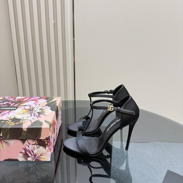 Dolce & Gabbana 25Ss Lace-Up High-Heeled Sandals Upper: Silk Lining: Sheepskin F