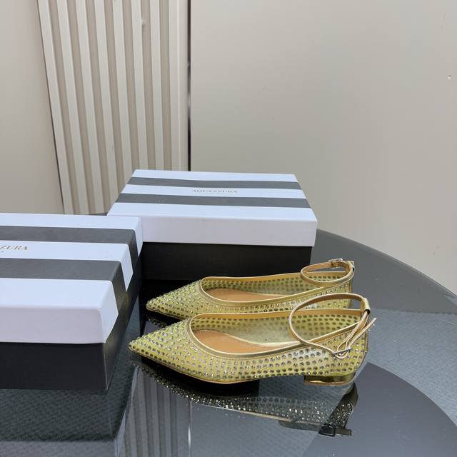 Aquazzura Big Pineapple Rhinestone High Heel Sandals Are Super Elegant When Worn