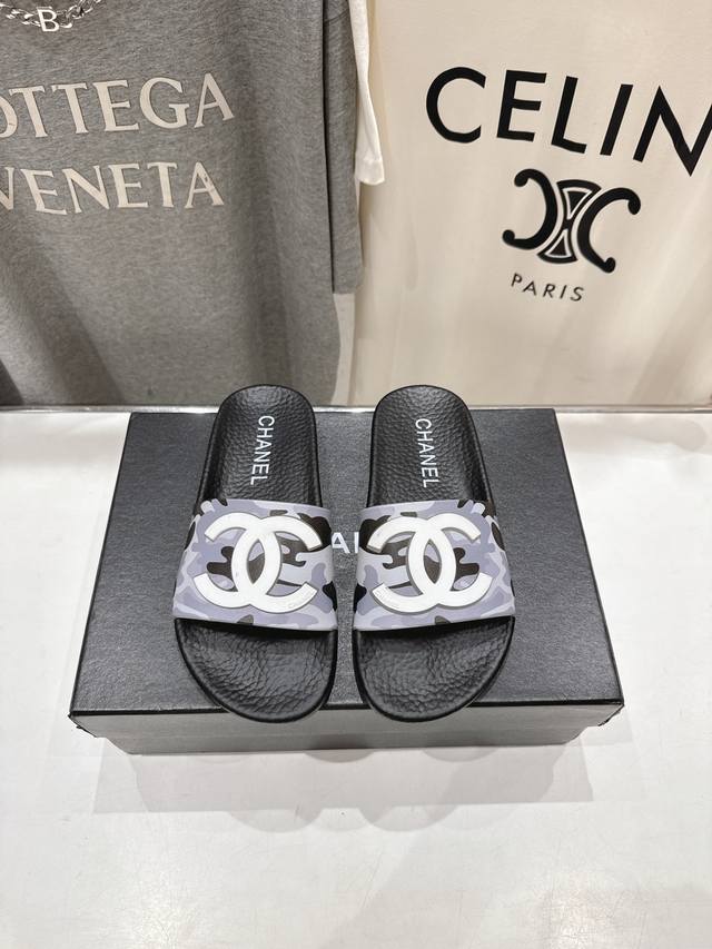 High Version Factory Chanel* Chanel 2025 Summer New Holiday Beach Slippers This