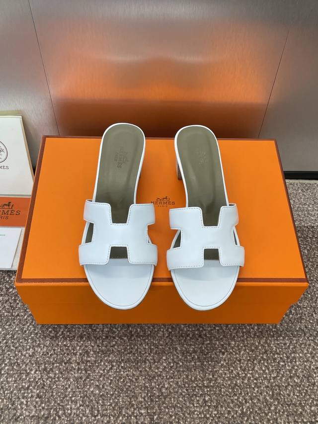 Factory P Price P Hermes Spring And Summer Classic Oran Colorblock Flip Flops Wo