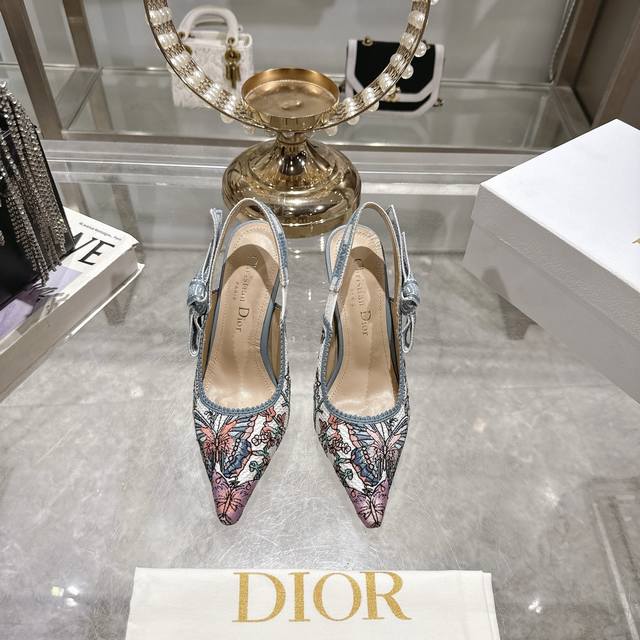 Factory Dior Dior Pointed High-Heeled Sandals Dior Dior 25 Spring And Summer New