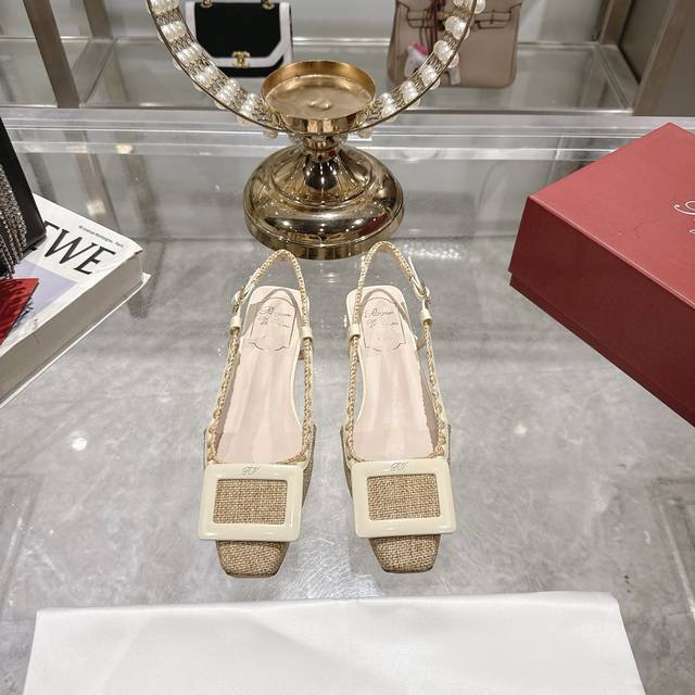 Factory Single Shoes Sandals Less Than 50 Roger Viv*Er 2025 Spring And Summer Ne