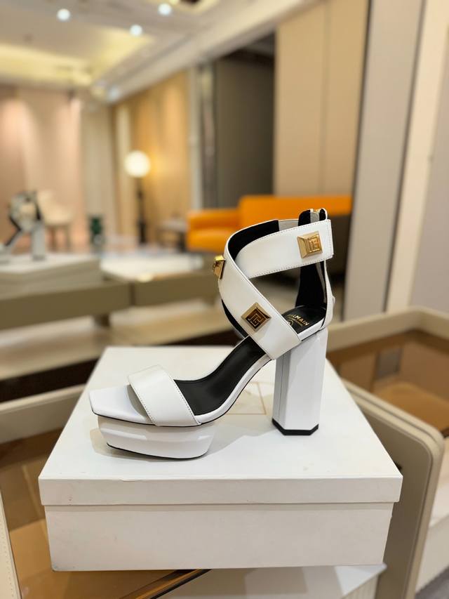 Price P: Balmain 2025 Catwalk Waterproof Platform Fashion High-Heeled Sandals Br