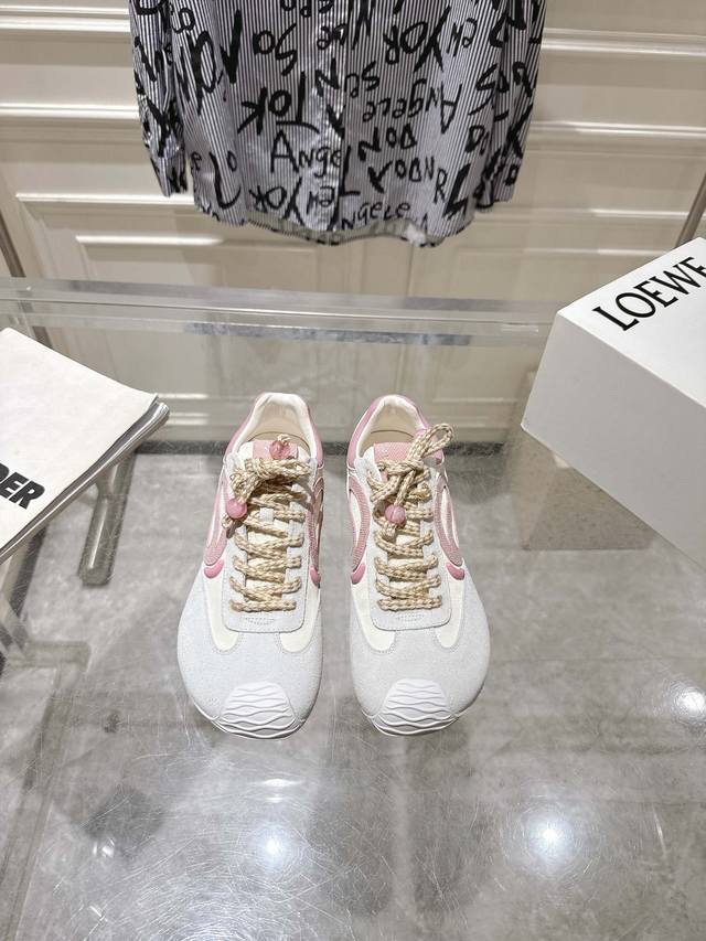 Factory Loewe 2025Ss Latest Color Ballet Shoes, Forrest Gump Shoes, German Train