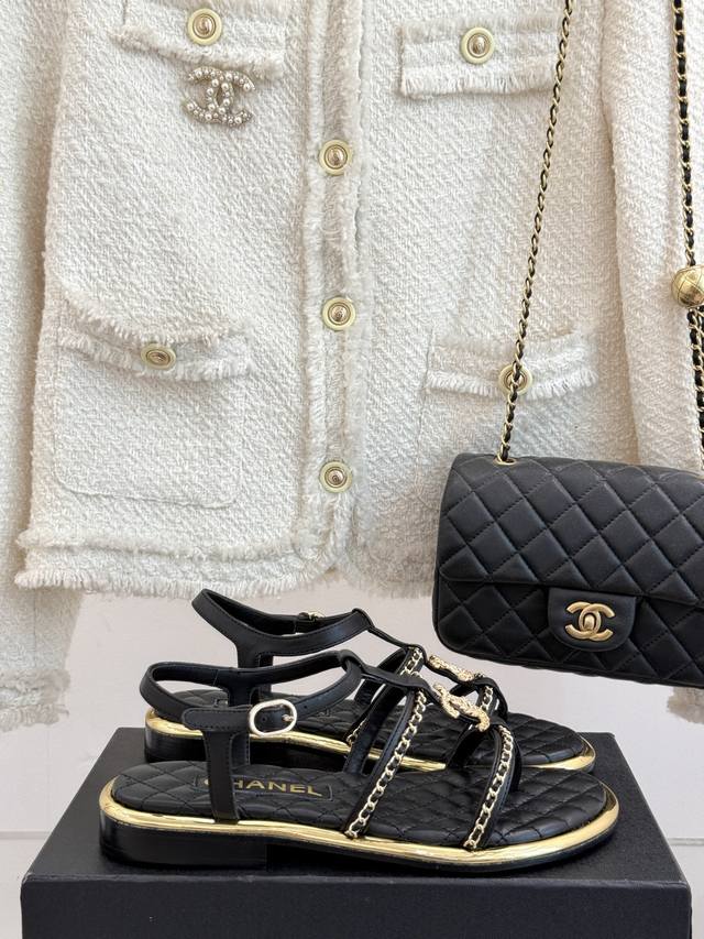 Factory Price Chane* Chanel 25P Spring And Summer New Products Flat Chain Double