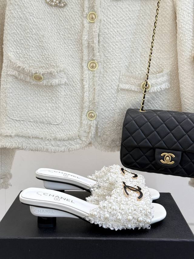 Factory Price Chane* Chanel 25P Spring And Summer New Product Pearl Double C Kit