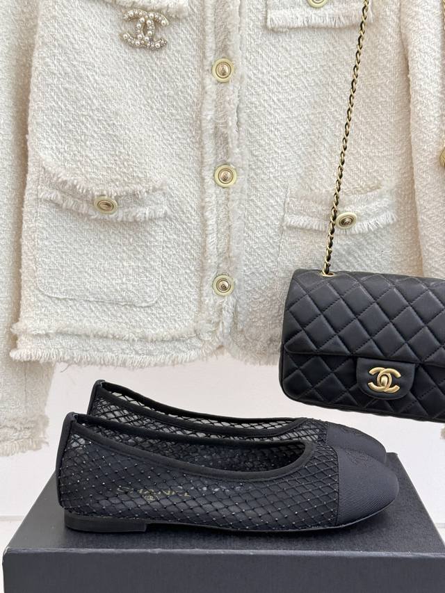 Factory Price Chane* Chance Classic Spring And Summer New Product Mesh Rhineston