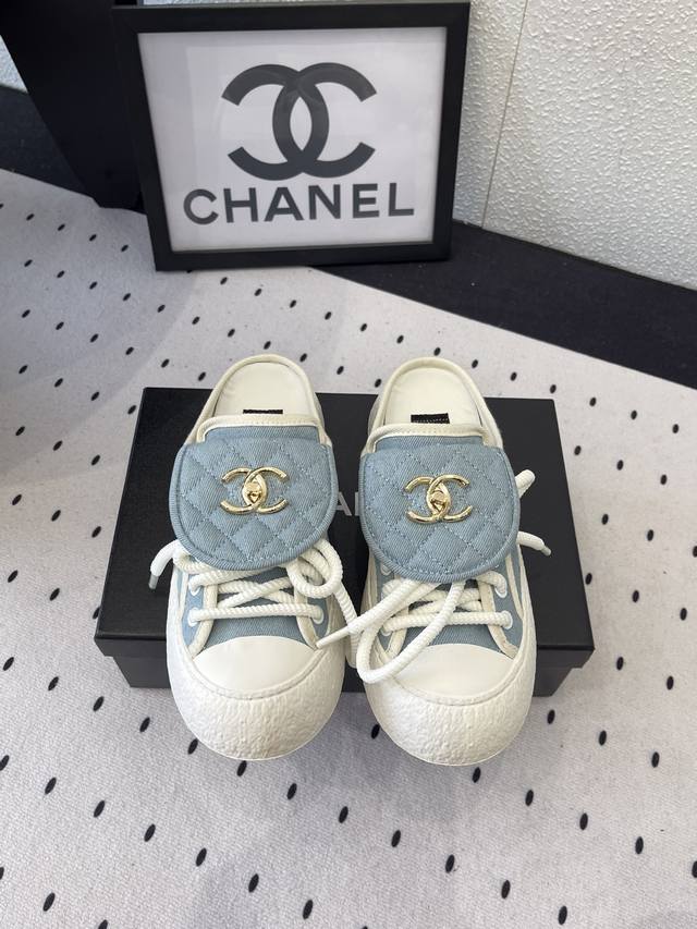Chanel New Spring And Summer Half-Slippers I Really Like This Series. I Feel Sup