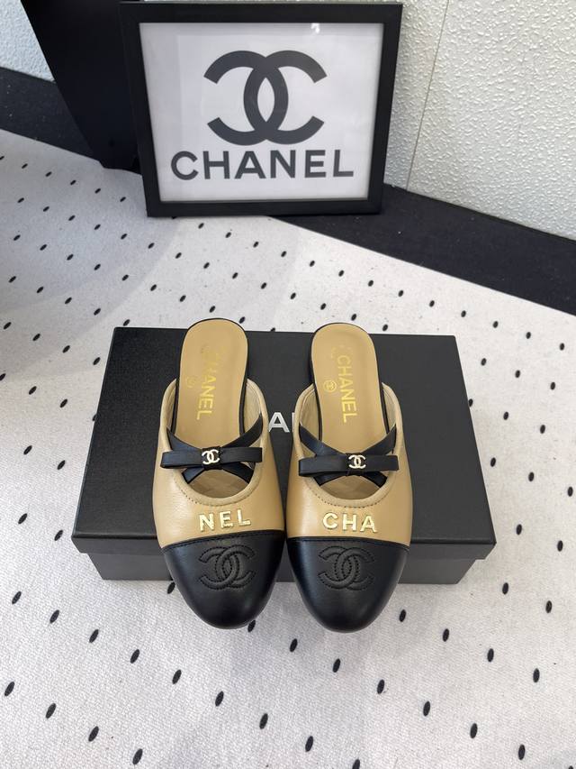 Chanel Spring And Summer New Half-Slippers High Version Shipped Summer Half-Slip