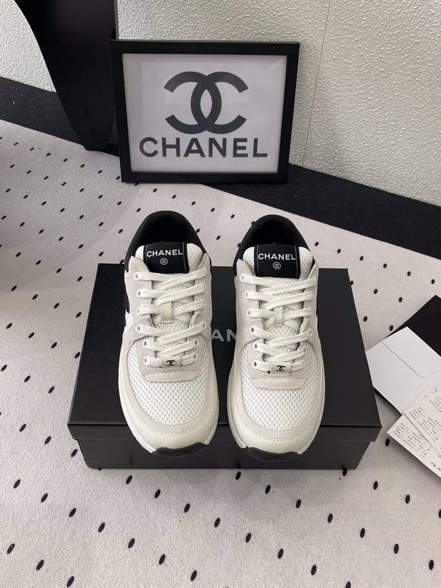 Men's Size +10 Chanel Classic Couple Sports Shoes Counter Genuine Version New Yo