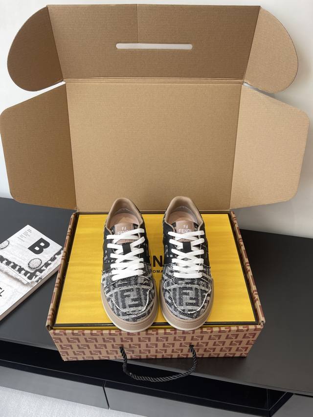 Fendi Fendi 2025 Latest Version Skateboard Shoes Casual Sports Shoes Upgraded Ne