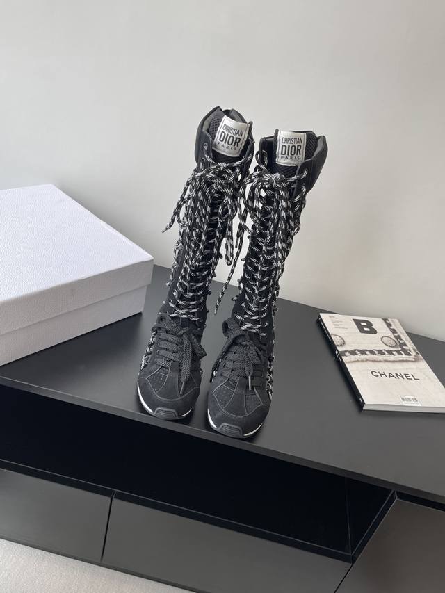 Upgraded Craftsmanship Dior 25 Spring And Summer Catwalk Model Dexter Boots 25Ss