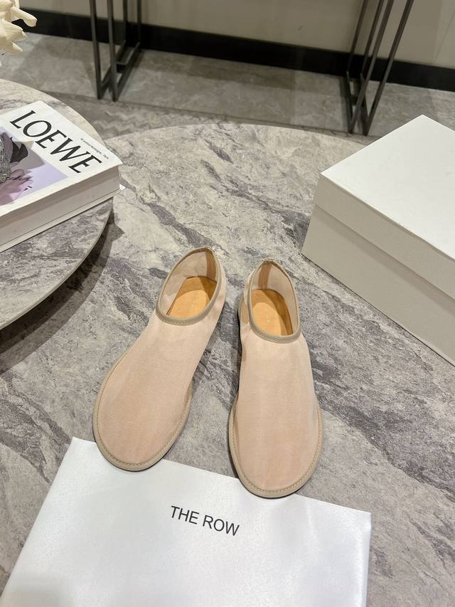 The Row Spring And Summer New Mesh Flat Sandals Xiaohongshu Super Grass-Planting