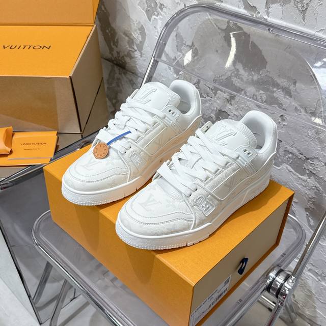 Men's Size# Top Purchasing Version Lv Trainer Couple Limited Series Casual Sport