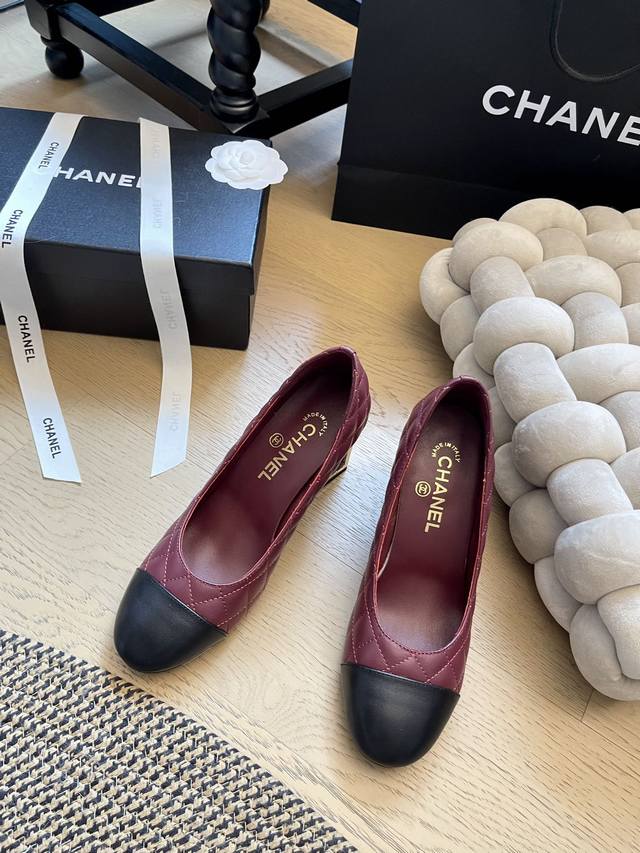 Chanel 24B New Thick Heel Shoes! Full Series Shipped Top Version! Confidently Re