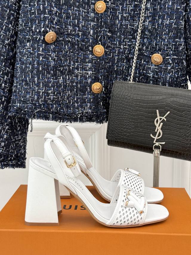 Factory Price L*V Donkey's Classic Spring And Summer New High-Heeled Sandals Are