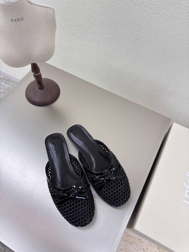 Un Boutique Large Mesh Series Slippers Niche Designer 25 Conference New Single S