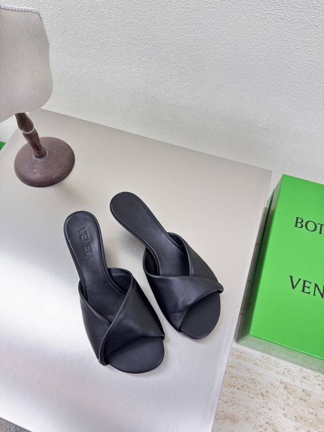 Mid-Heel 6.5Cm Series Bv Blink Lambskin Series Slippers Lambskin Filled With Com