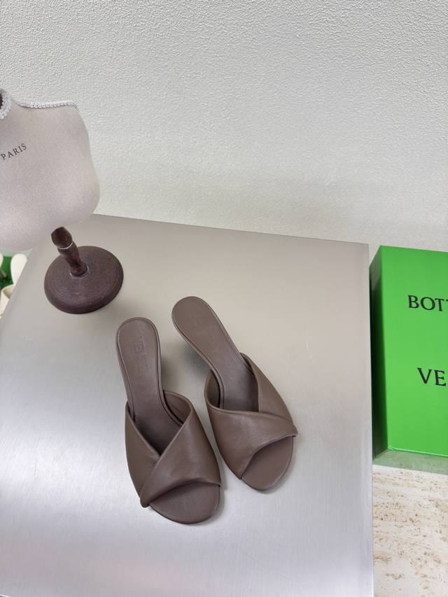 Mid-Heel 6.5Cm Series Bv Blink Lambskin Series Slippers Lambskin Filled With Com