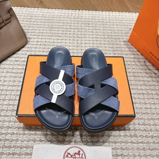 Factory Top Version* Hermes Second Uncle Upgraded Slippers This Year's Popular F