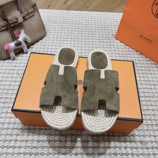 Genuine Leather Sole Hernes Hermes Genuine Leather Fabric, Sheepskin Lining, Hig