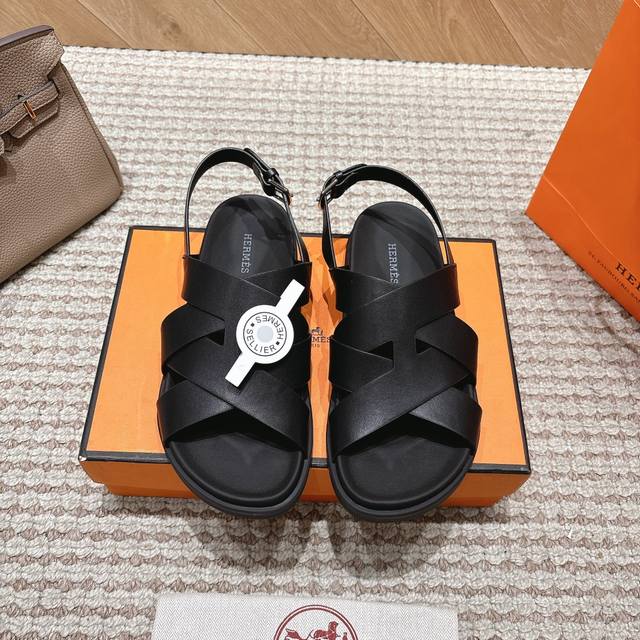 Factory Top Version* Hermes Erjiu Upgraded Sandals Are Popular This Year. The Fa