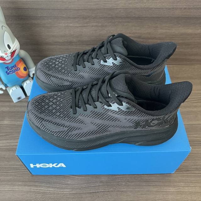 Top Hoka One One Clifton 9 Black Clifton Series Upper: Lightweight And Breathabl