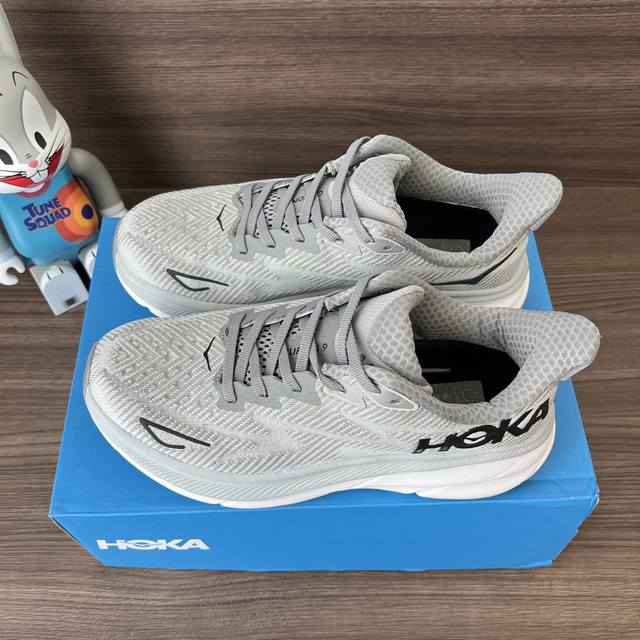 Top Hoka One One Clifton 9 Grey Clifton Series Upper: Lightweight And Breathable