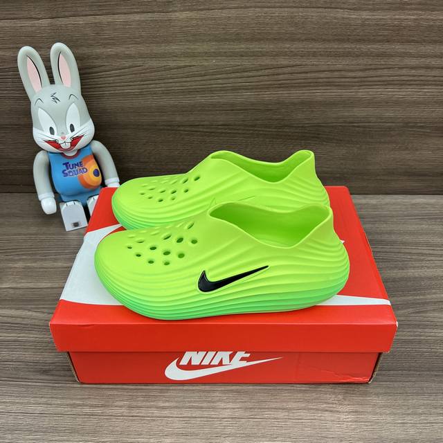 Top Version Nike Reactx Rejuven8 Green Strike Fashionable All-Match Hole Shoes F