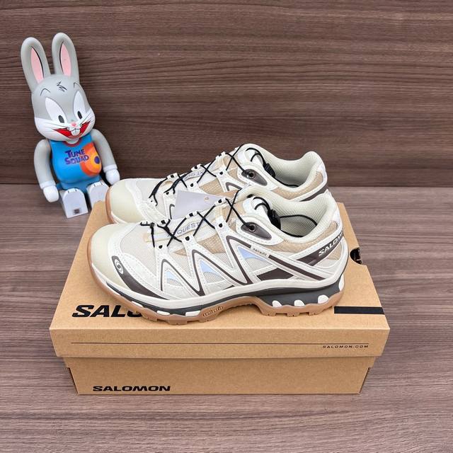 Top Version Salomon Xt-Quest Lace-Up Flat Heel Round Toe Shock-Absorbing Non-Sli