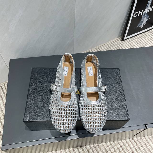 Factory: Exclusive Top Version Niche Alaia 2025Vs Spring Single Shoe Series Hori