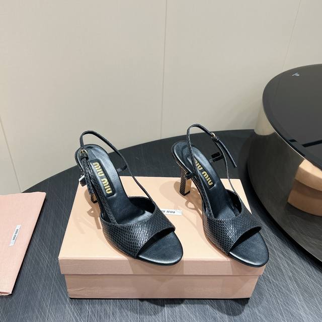 Factory: Exclusive Top Version Miu Miu 2025Vs Spring And Summer New Sandals Seri