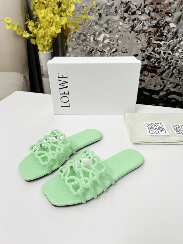 Loewe2025Ss Summer Limited Edition Hollow Slippers Are Really Comfortable To Wea