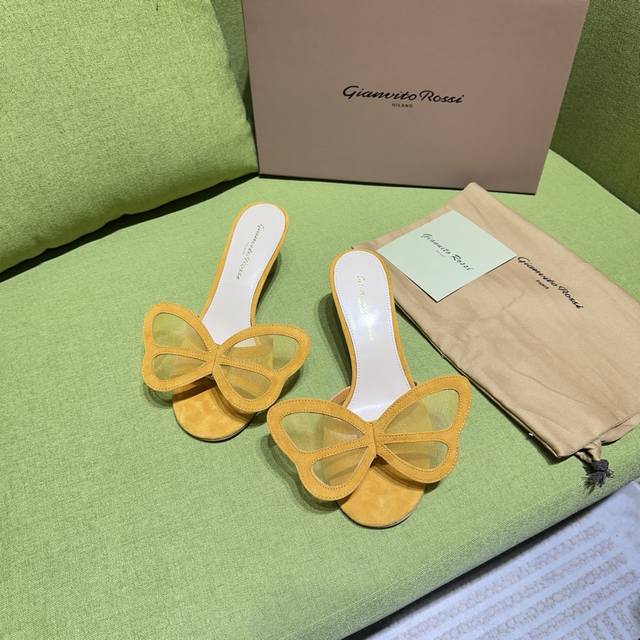 Gianvito Rossi 25Ss A Super Fairy Butterfly High Heel Slipper For Summer! Origin