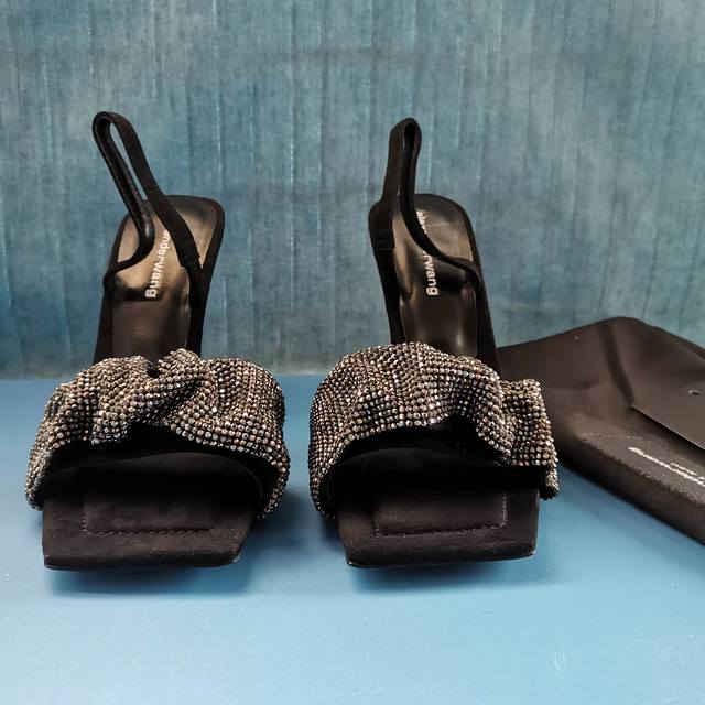 Yang Mi's Same Style Alexander Wang High Heels Women's Luxury Alexandere* Wang O
