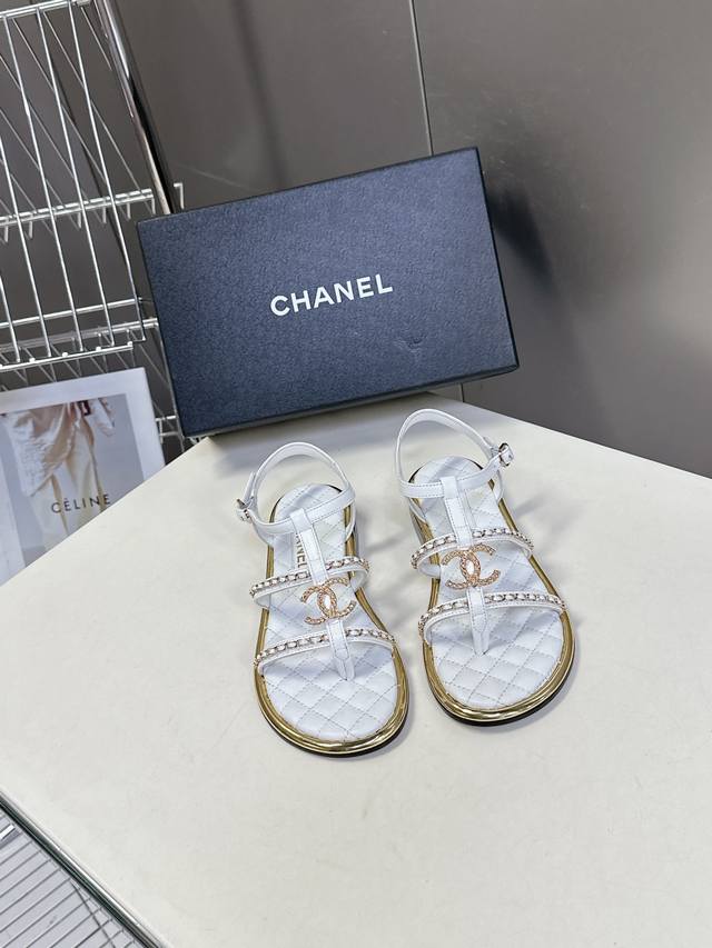 Chanel Chanel Spring And Summer New Chain Sandals Many Internet Celebrities And