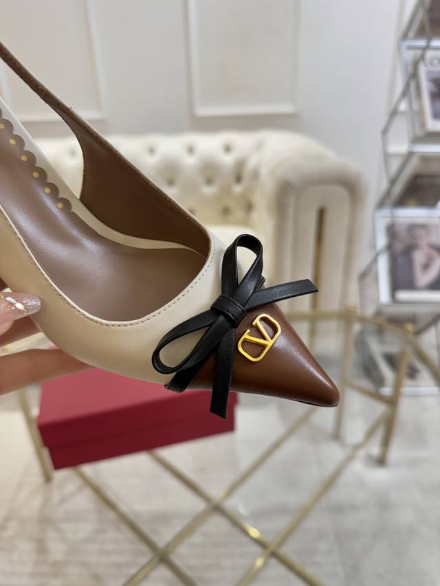 Latest Spring French Bow, Reworked Classic High Heels, Top Version, Absolutely T