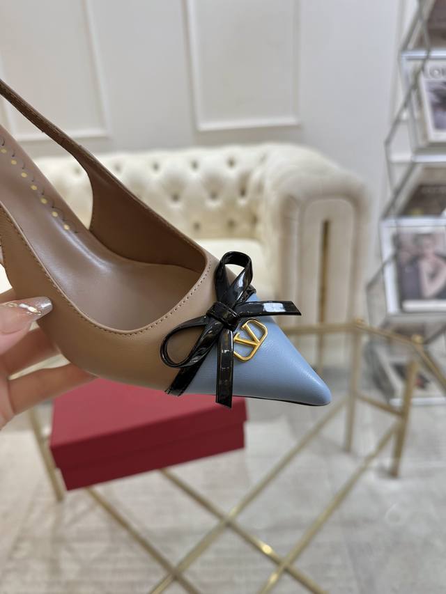 Latest Spring French Bow, Reworked Classic High Heels, Top Version, Absolutely T