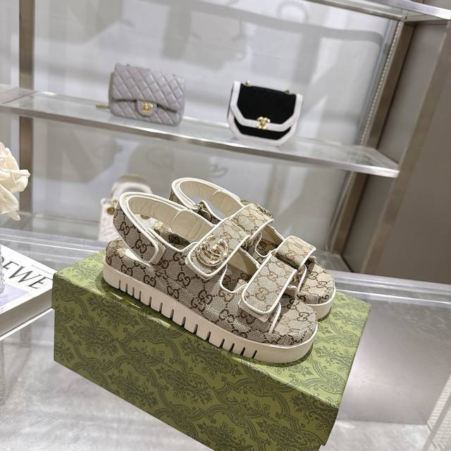 Women's New Sandal With Double G Gucci's Contemporary Narrative Explores A Uniqu