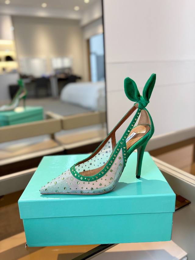 Price: Aquazzura Pineapple 2025 Spring And Summer New High Heel Sandals. Full Of