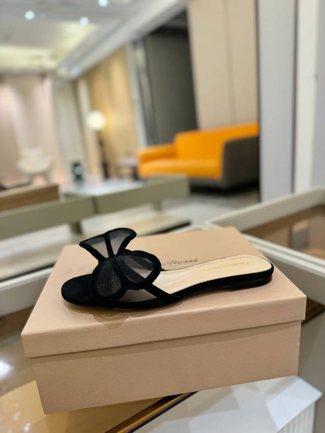 Price: {Slippers} Gianvito Rossi 2025 This Flat-Heeled Slipper The Minimalist El