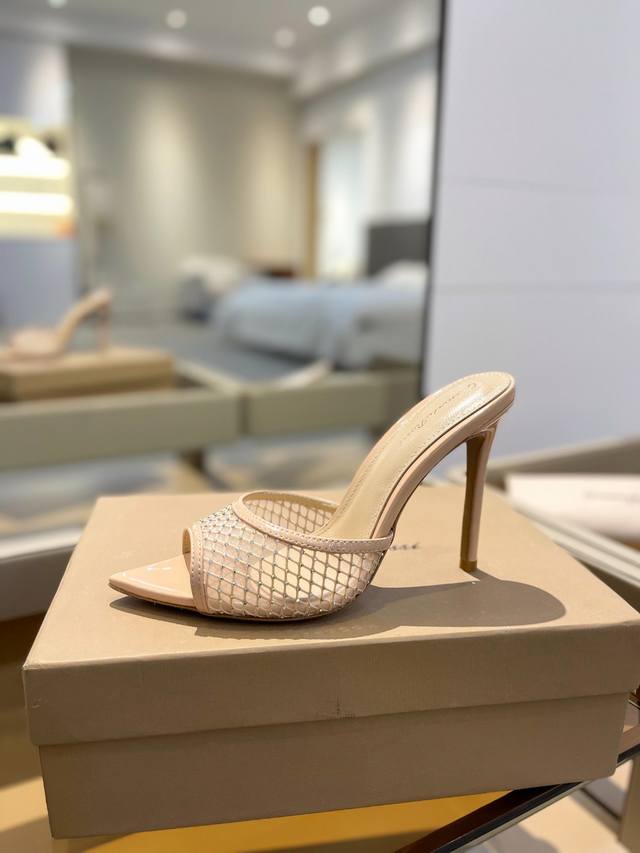 Price {Half Drag Mesh Diamond} Gianvito Rossi Eiko Stiletto, Move With Ease. Thi