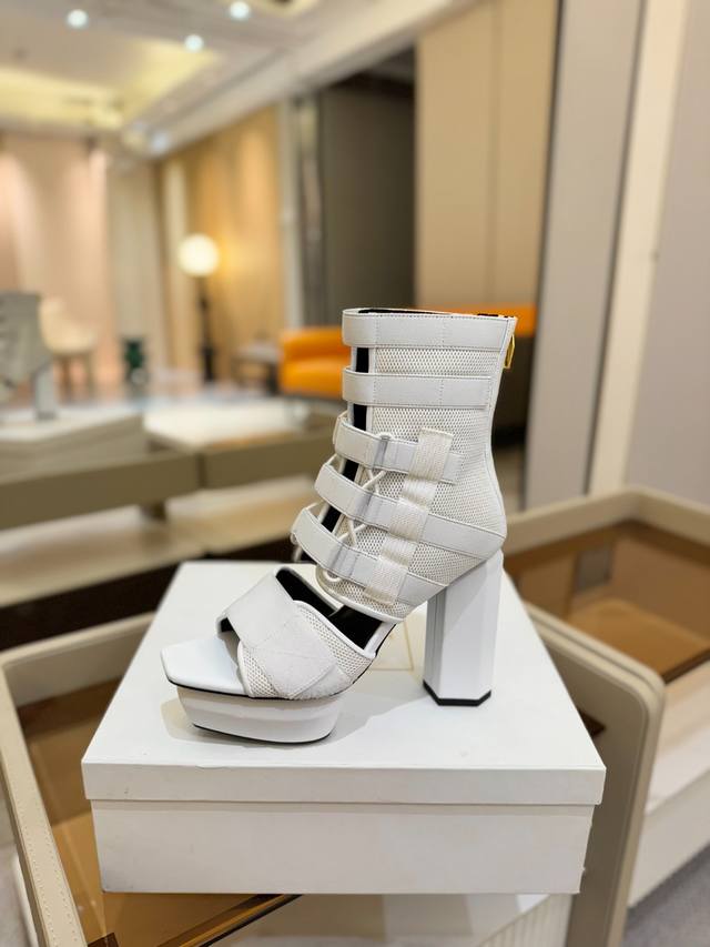 Price P: Balmain 2025 Catwalk Waterproof Platform Fashion High-Heeled Sandals Br